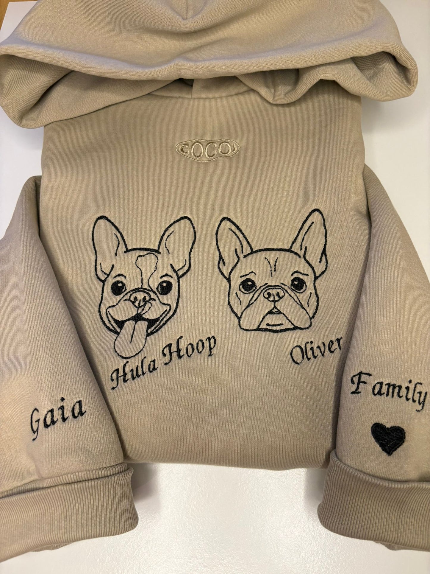 FELPA CON CAPPUCCIO PERSONALIZZATA