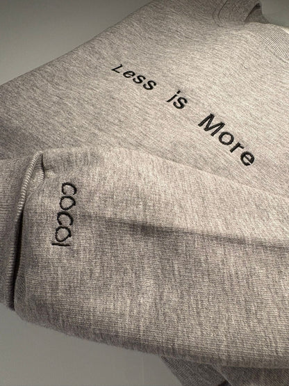 EMBROIDERED SWEATSHIRT - QUOTES