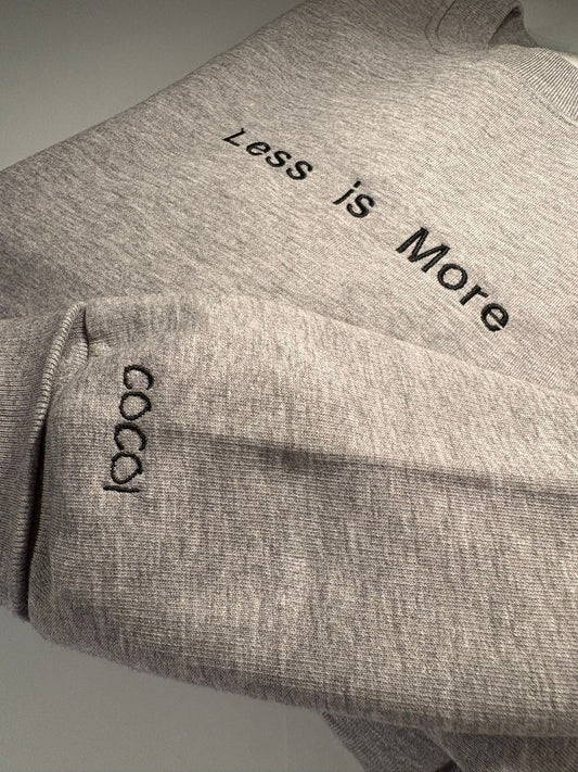 EMBROIDERED SWEATSHIRT - QUOTES